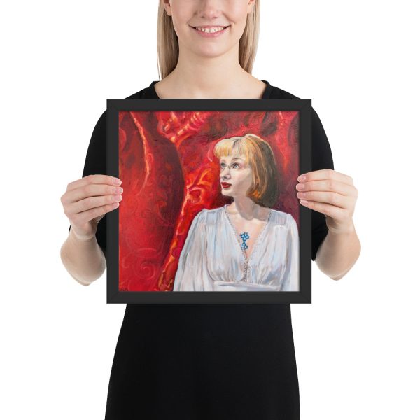 Kenzie En Rouge - Framed Poster Print - Image 5